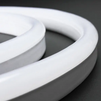 LED неон круглий 220В D15 RN 2835-120 10Вт Білий Теплий IP68 15х15мм